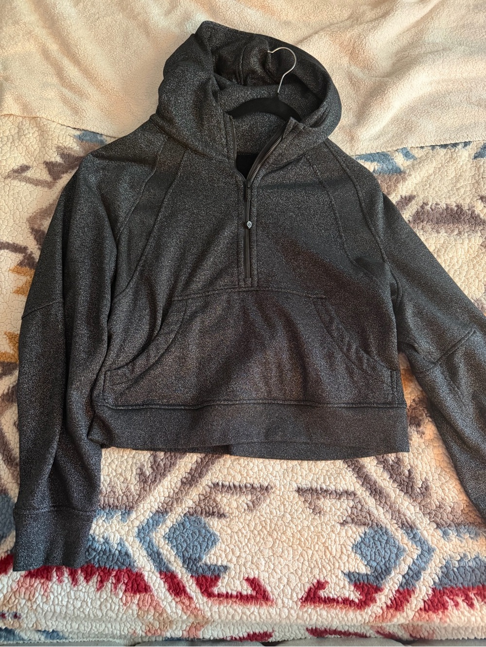 Lululemon Scuba Oversized Half Zip Cropped hoodie XL/XXL rare color